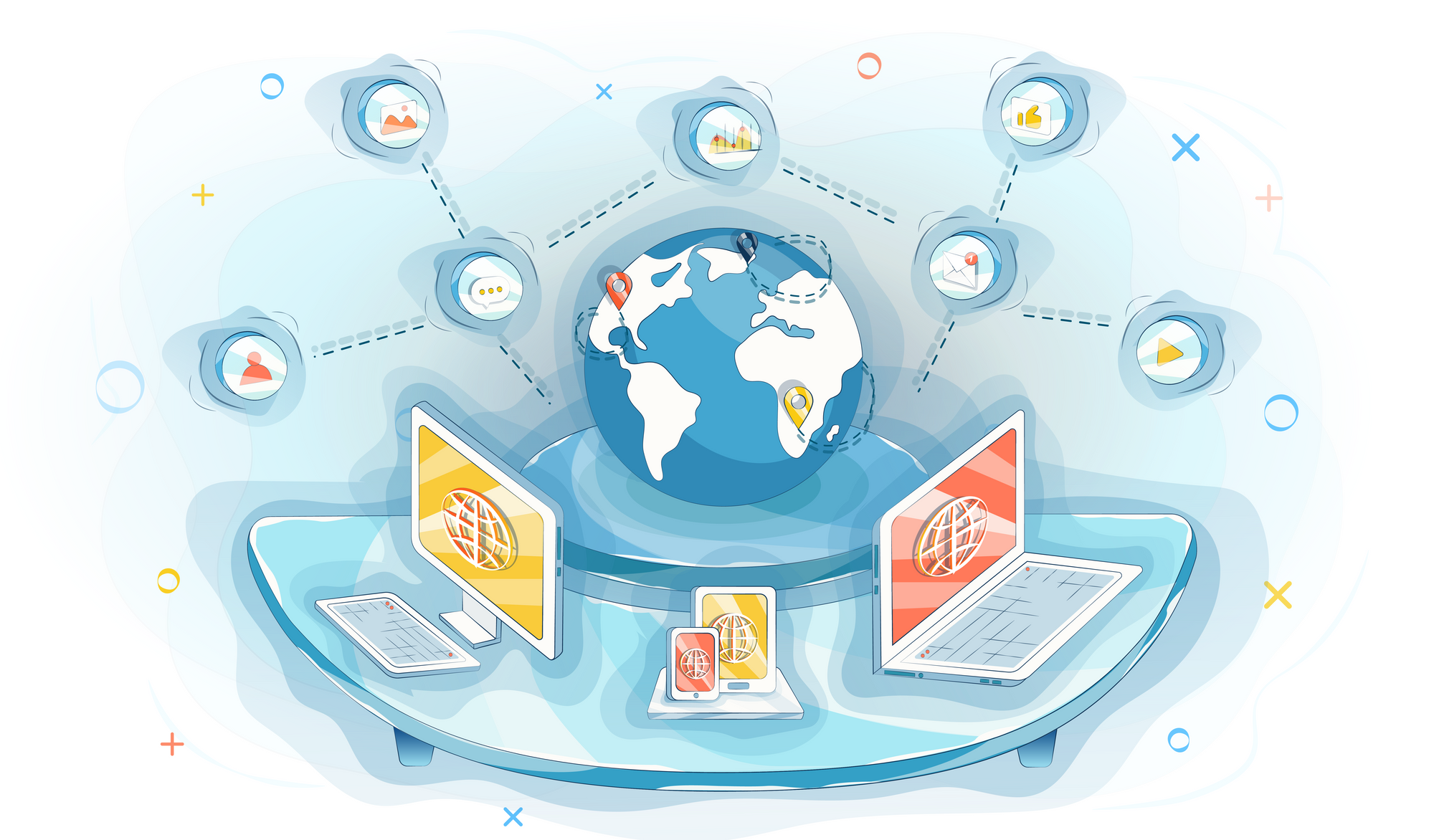 What can be affected by server location and how to choose the location?