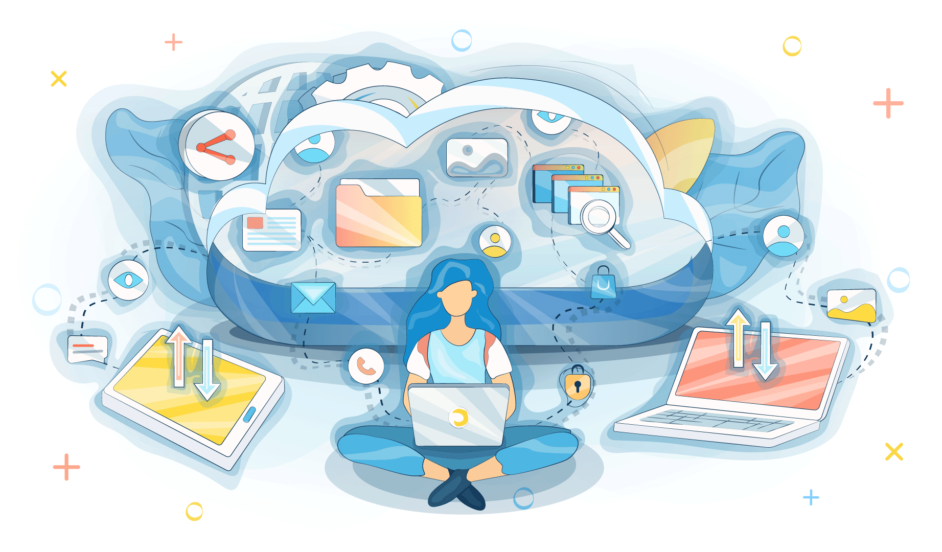 Benefits of cloud storages for storing backups